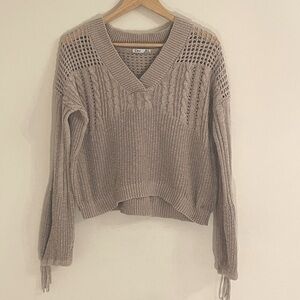 DEX cropped sweater, size medium